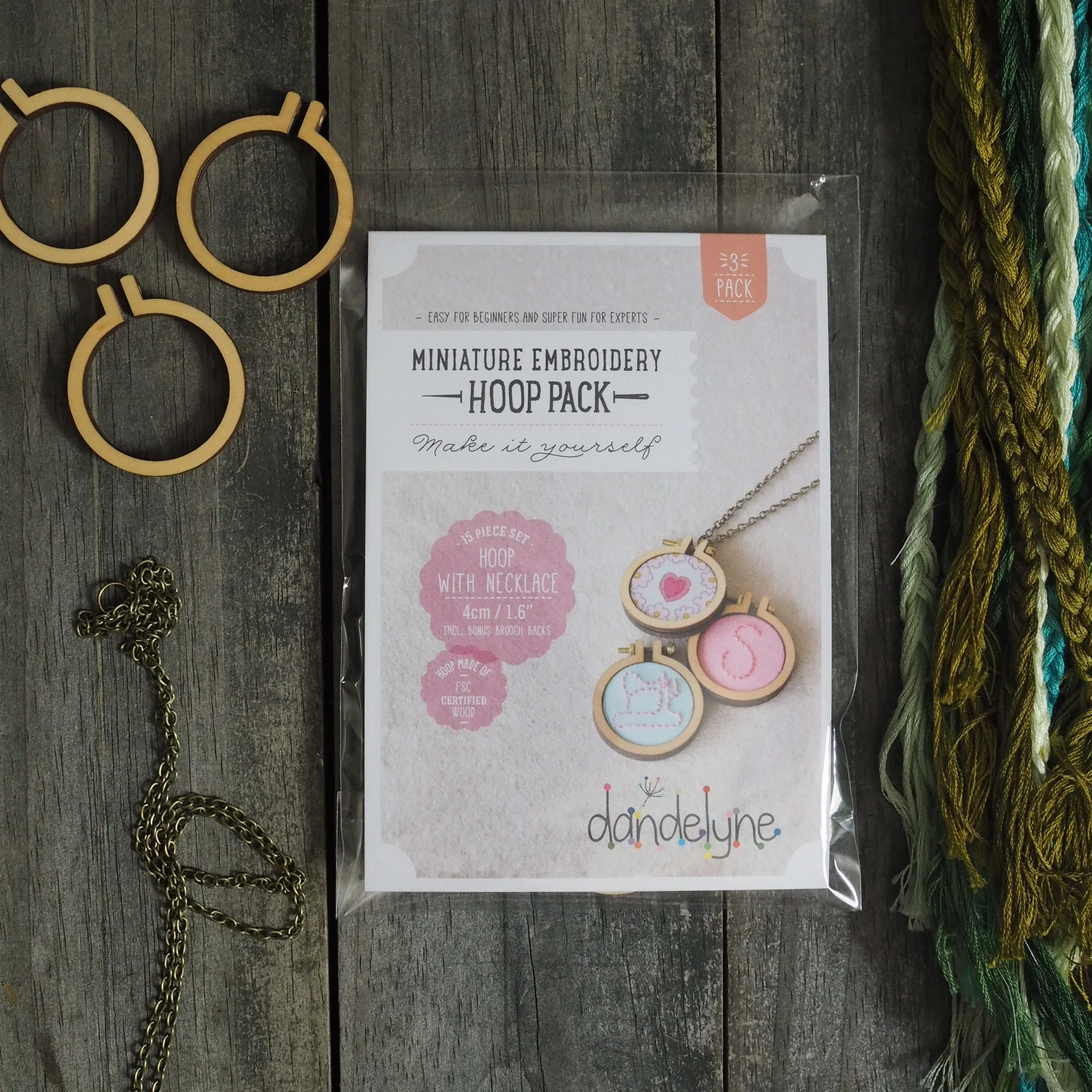 Dandelyne Mini Embroidery Hoops — Ms. Cleaver - Creations for a